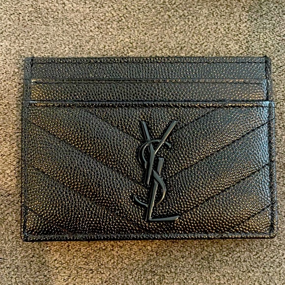Authentic YSL Card Case New in Box
